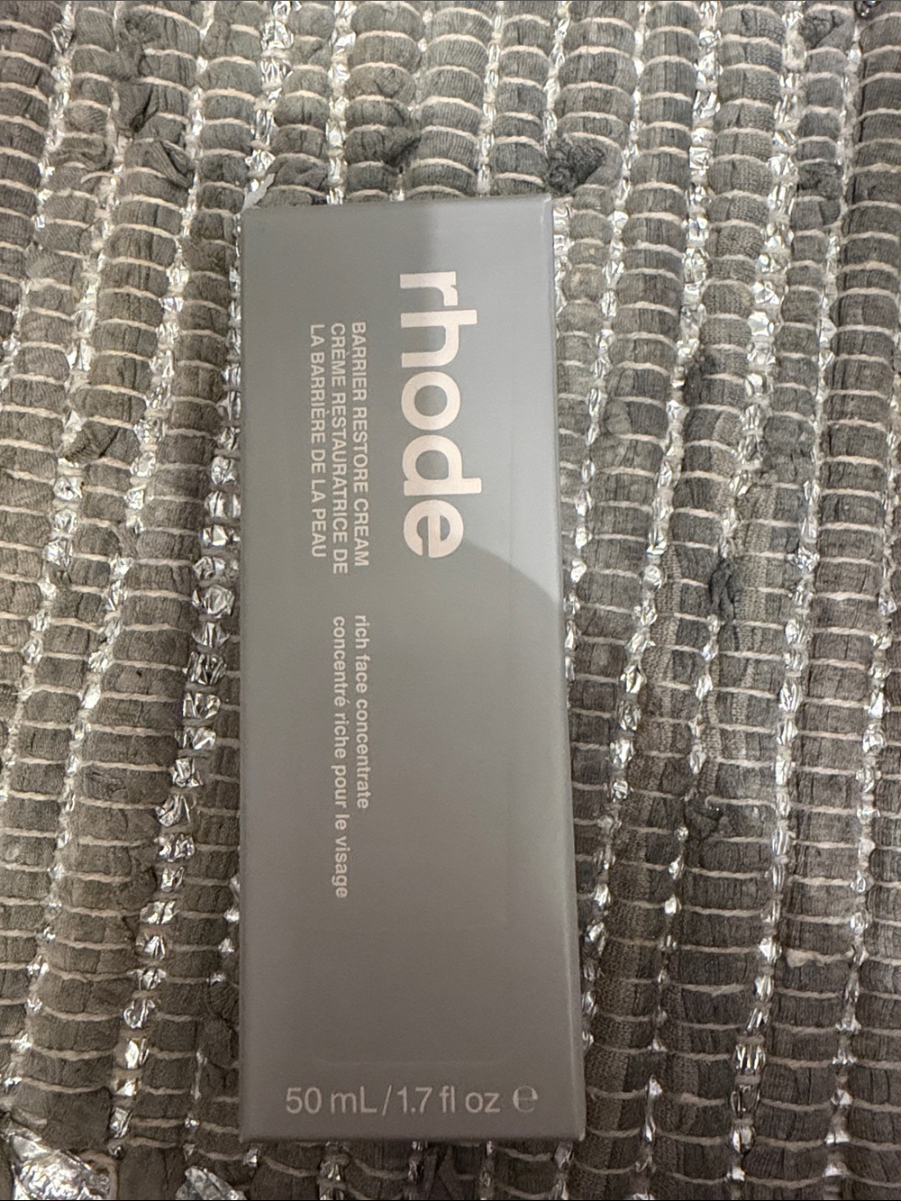 RHODE Barrier Restore Cream – Gray Packaging